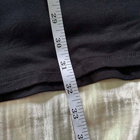 SLEEPSHIRT, MADE IN CANADA!, BLACK with I NEED A VACATION WHITE PRINT, SIZE 4X, - Picture 4 of 9